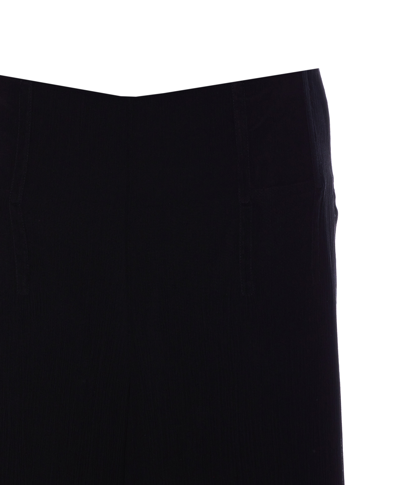 Victoria Beckham Asymmetric Hem Midi Skirt With Sheer Overlay In Black