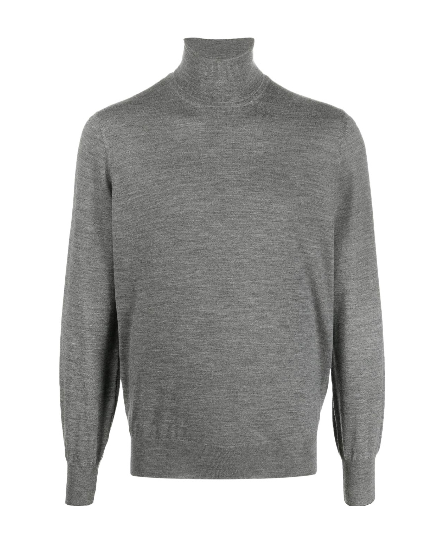 Brunello Cucinelli Turtleneck Sweater Long Sleeves In Gray