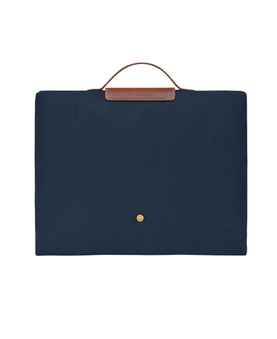 Longchamp Small Le Pliage Briefcase In Brown