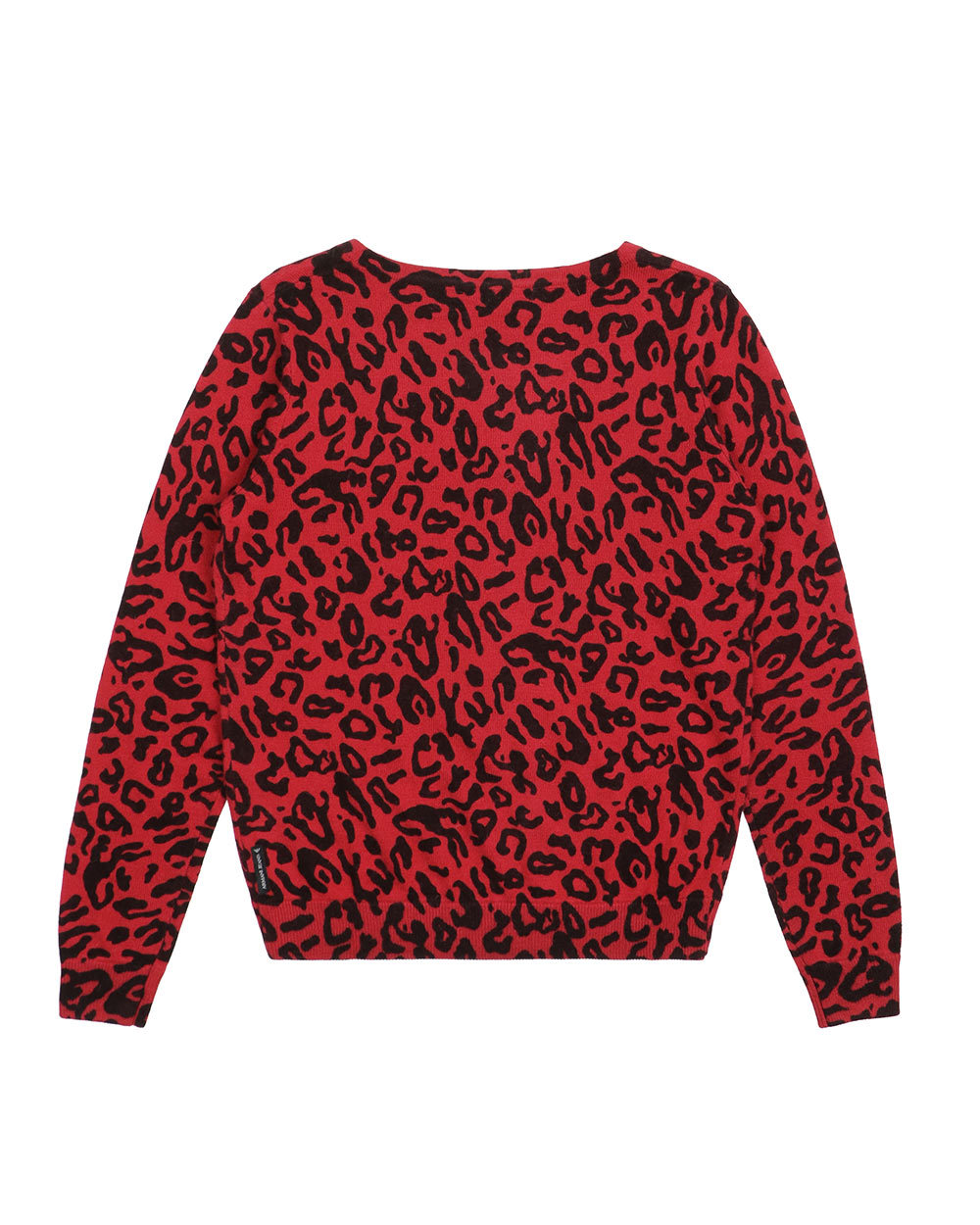 Shop Armani Jeans V-neck Sweater In Red