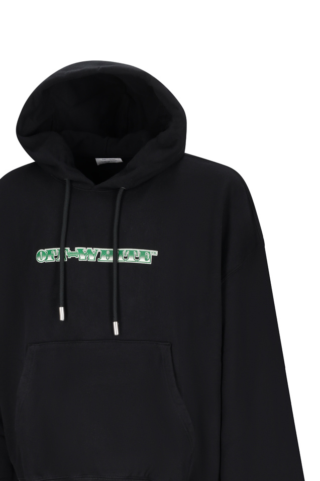 Off-white Long Sleeve Sweatshirt In Black