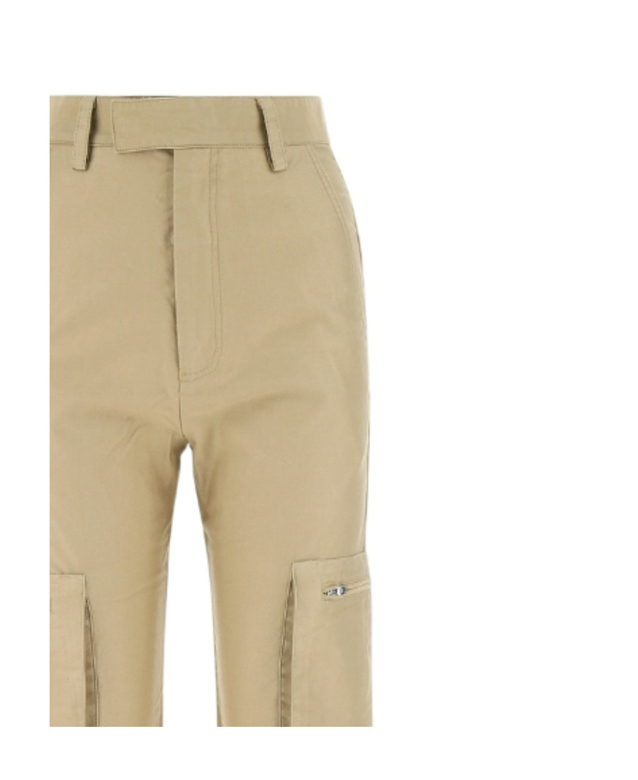 Amiri Beige Cotton Blend Pant In Nude