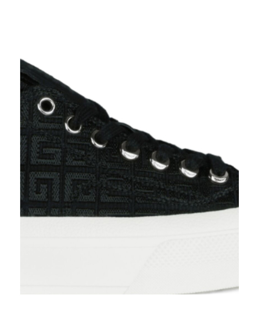 Givenchy 4g Jacquard Sneakers In Black