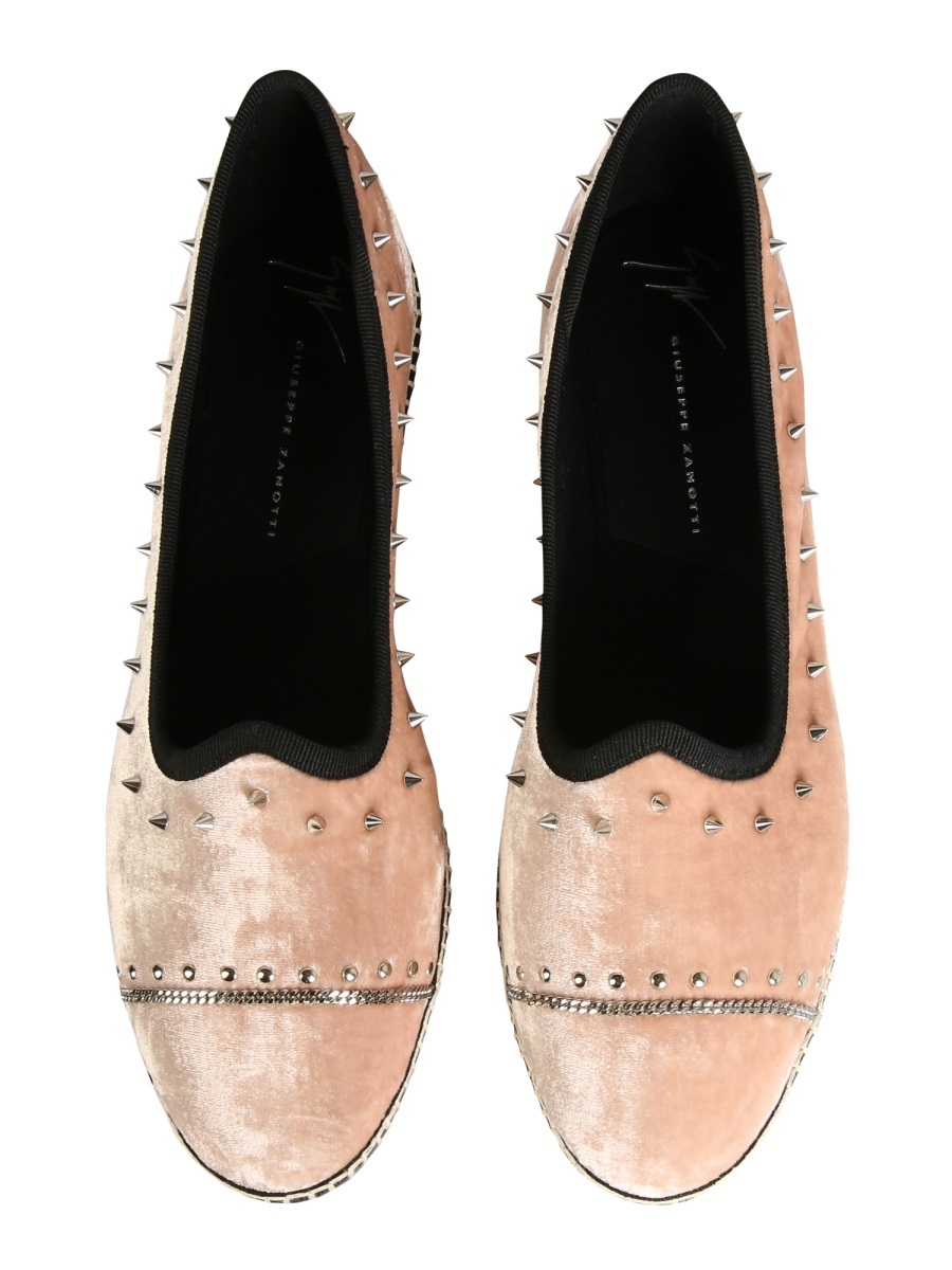 Giuseppe Zanotti Otium Loafers In Nude
