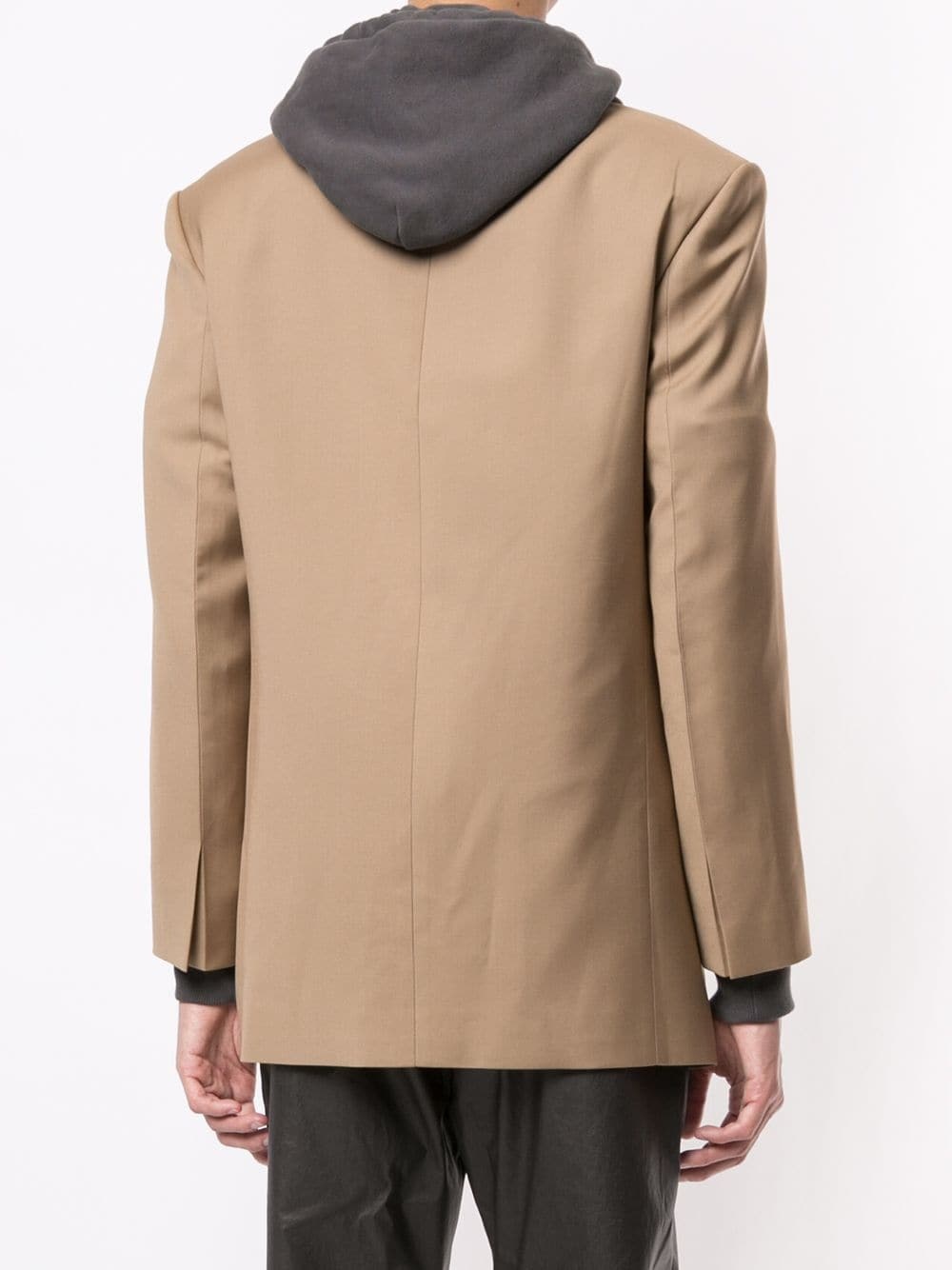We11 Done Oversized Tailored Blazer In Nude