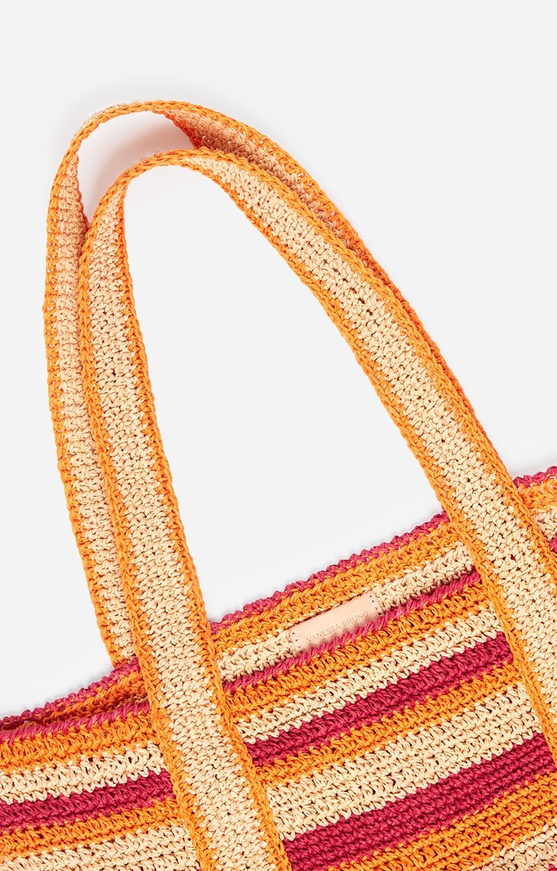 Vanessa Bruno Raffaweed Shoulder Bag In Multicolor