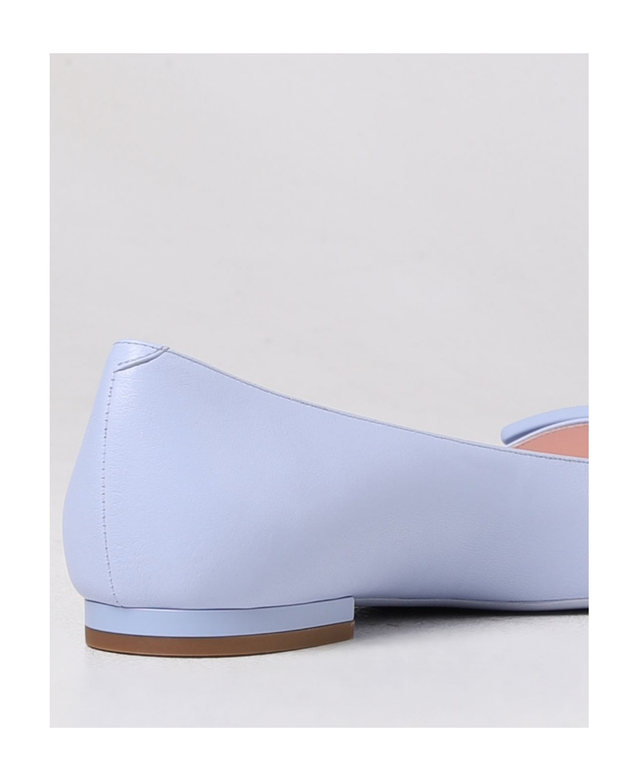 Roger Vivier Gomettine Ballet Flats In Blue