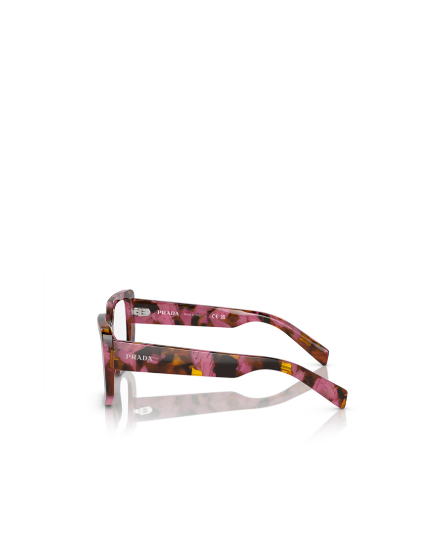 Prada Marbled Square-frame Glasses In White