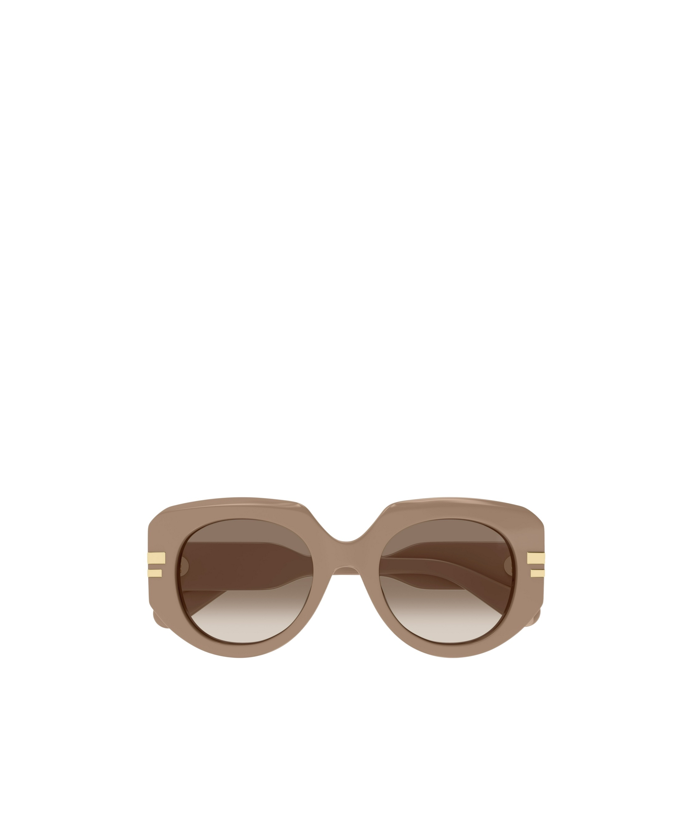 Chloé Marcie Oversized Acetate Square Sunglasses In Brown