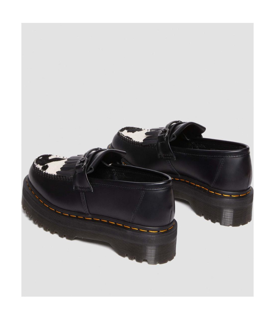 Dr. Martens' Adrian Snaffle Thick-soled Love Shoes In Black
