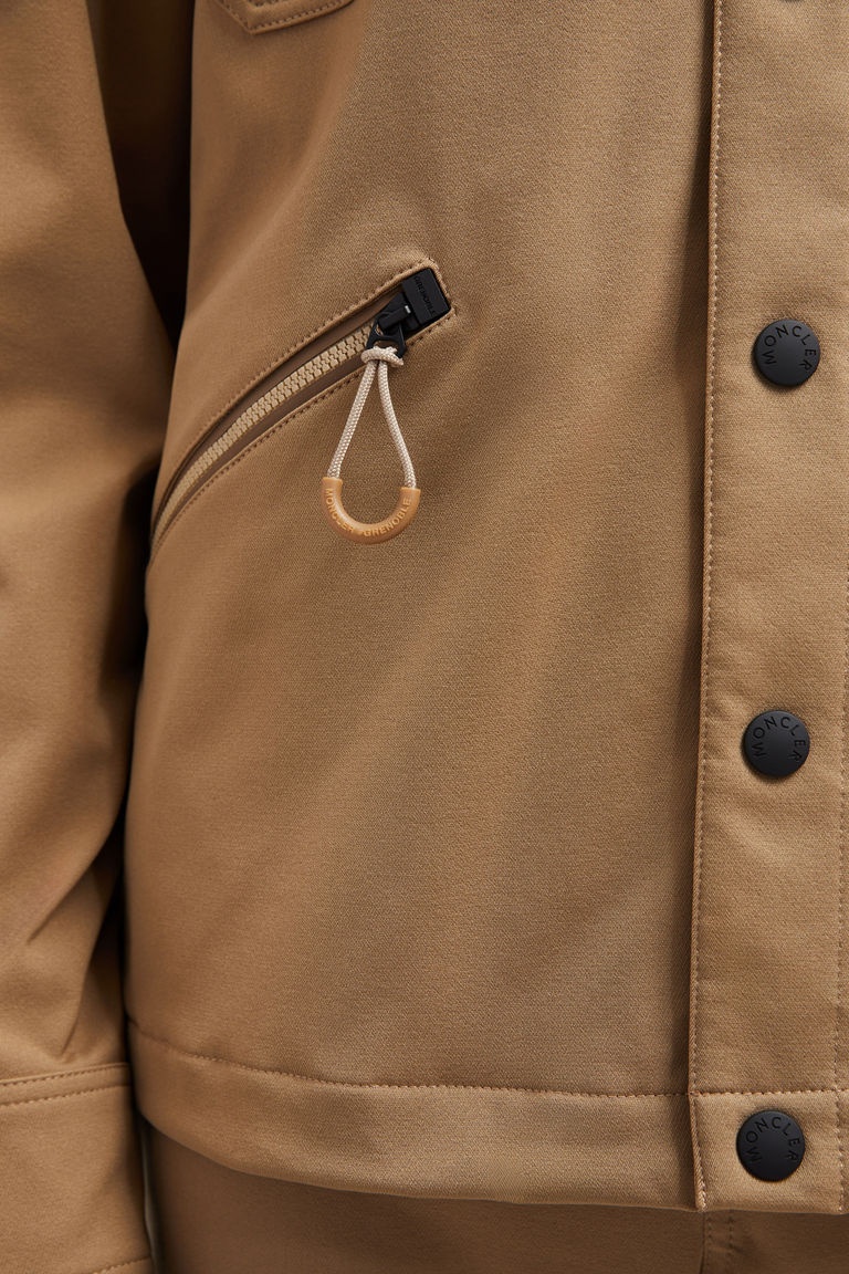 Moncler Veste-chemise Vadret In Green