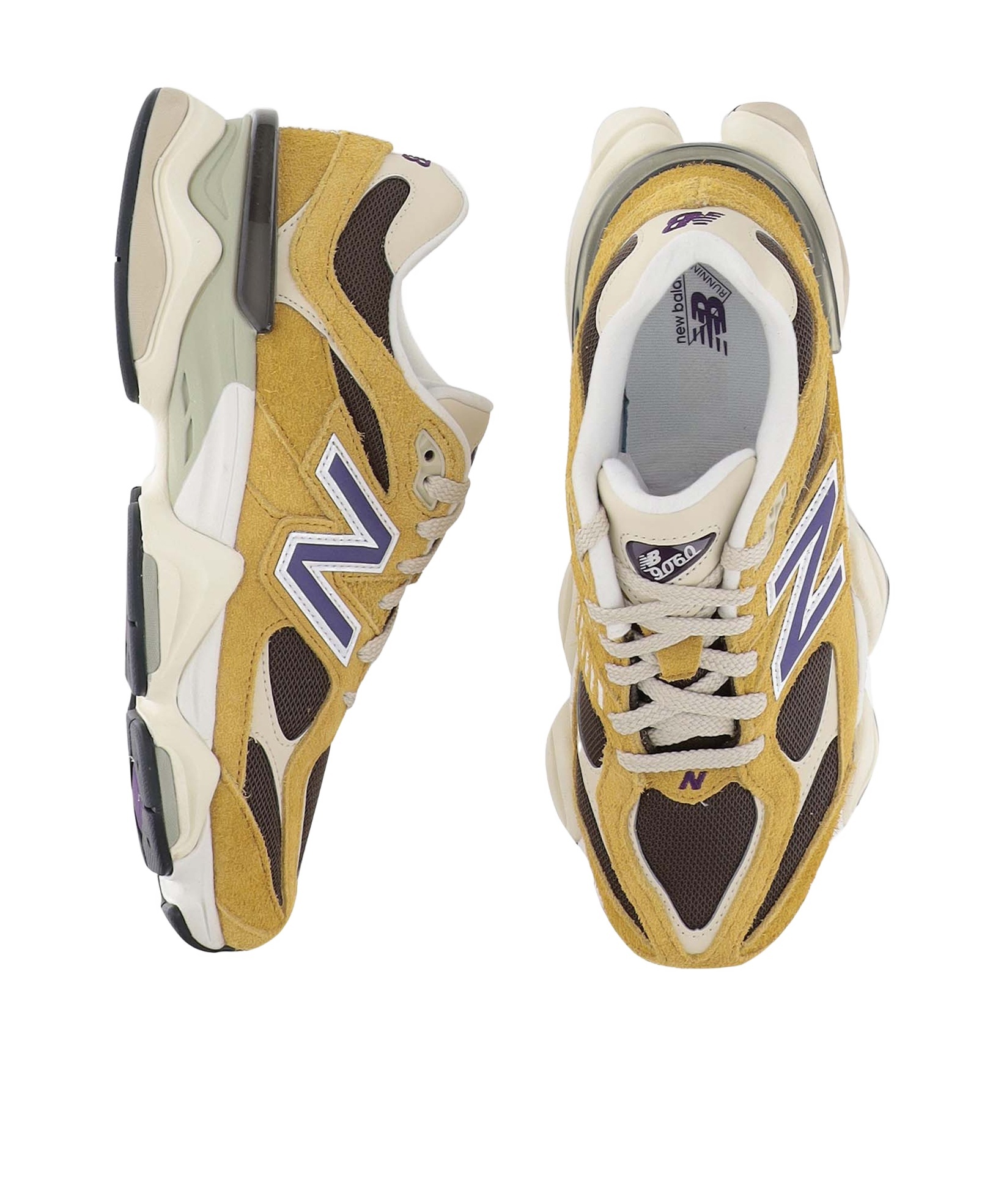 Shop New Balance 9060 Lace-up Sneakers In Nude