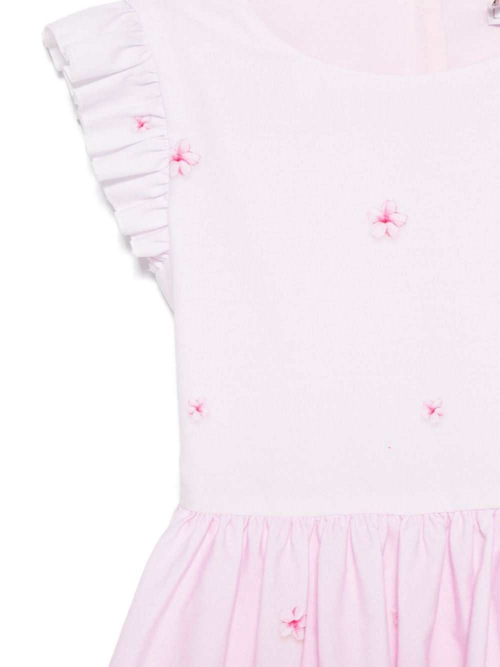 Monnalisa X Disney Bambi-print Dress In Pink