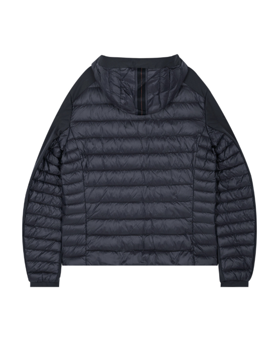 Parajumpers Hooded Cotton-padded Suit In Black