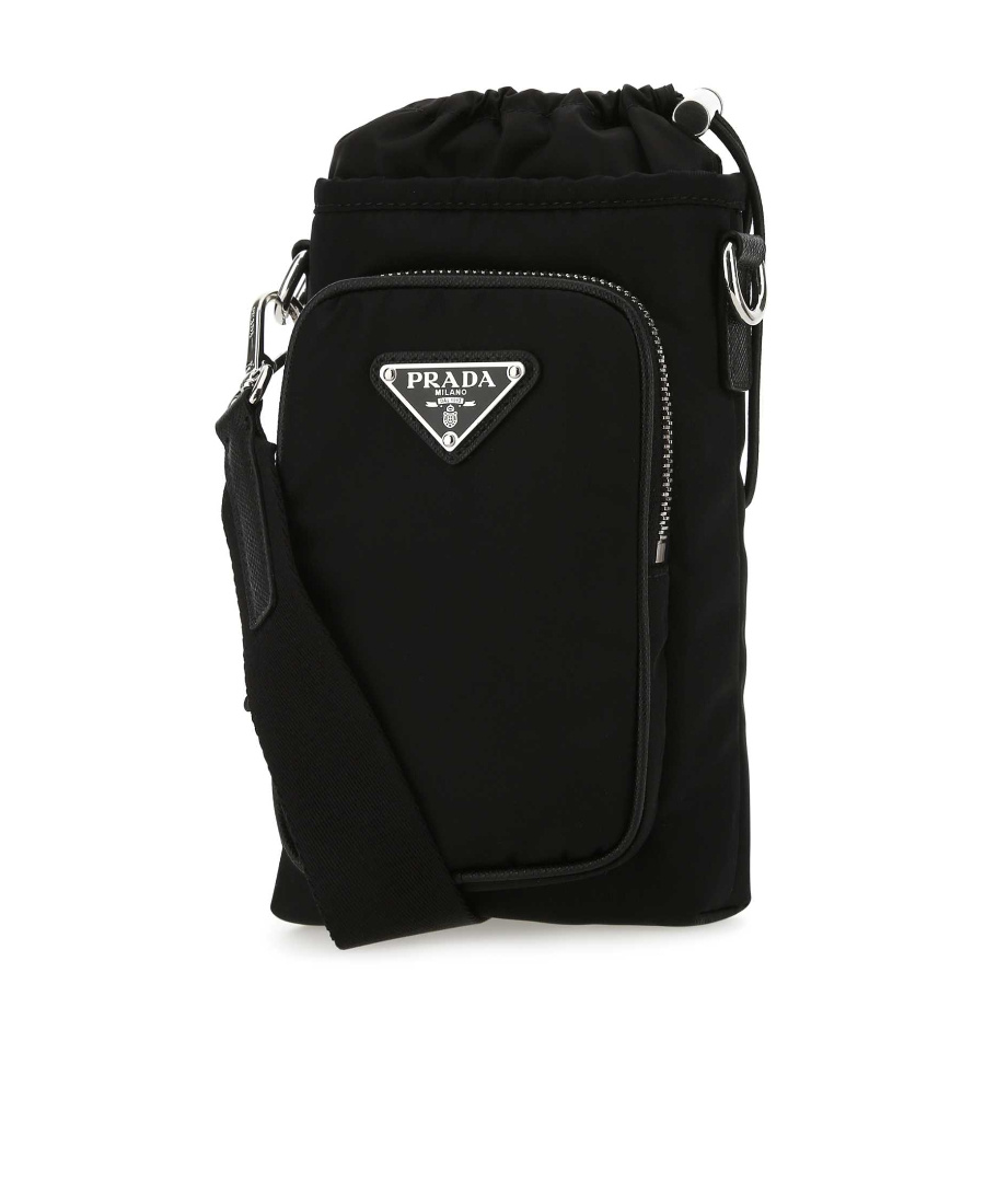 Prada Re-nylon Smartphone Case In Black