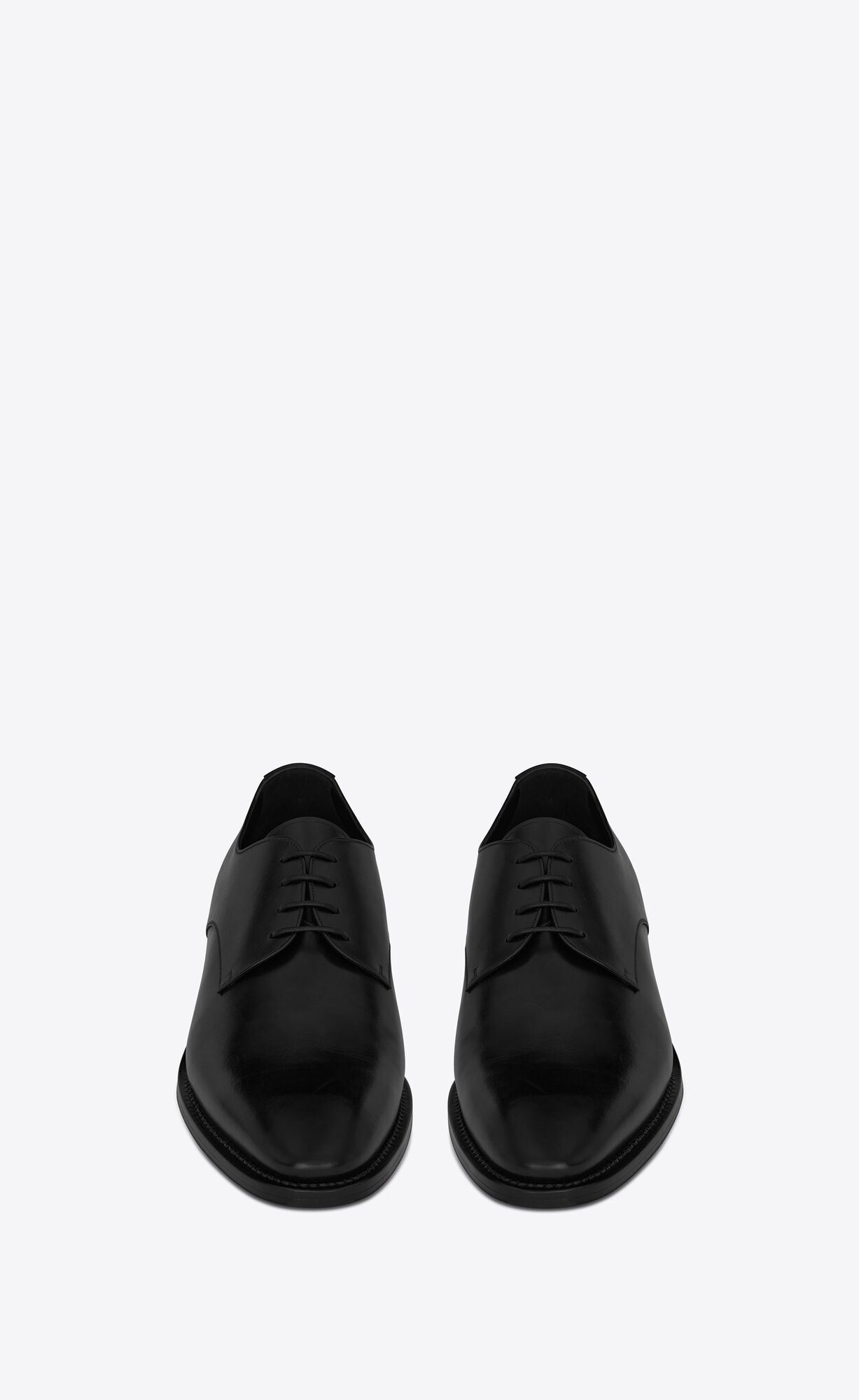 SAINT LAURENT SAINT LAURENT ROUND TOE CLASSIC DERBY SHOES