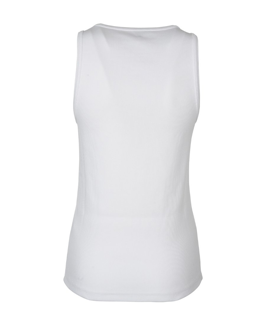 Bottega Veneta Women Cotton Tank Top In White