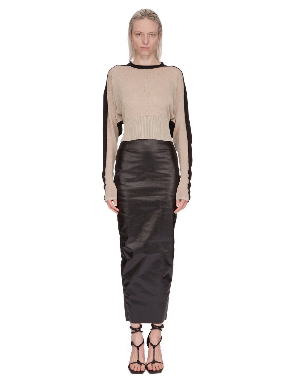Rick Owens Cambo Cropped Top In Multicolor