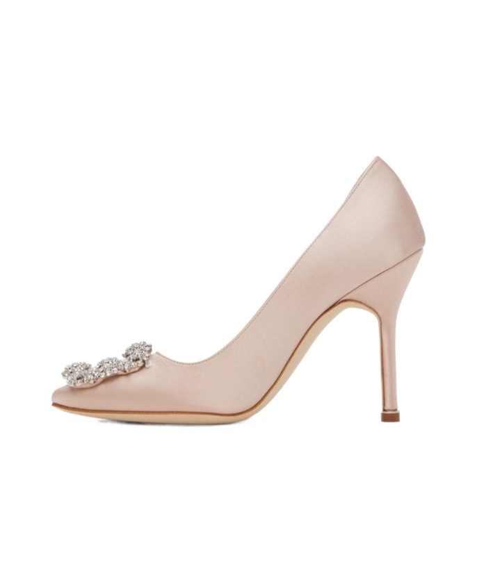 MANOLO BLAHNIK MANOLO BLAHNIK HANGISI SATIN PUMPS