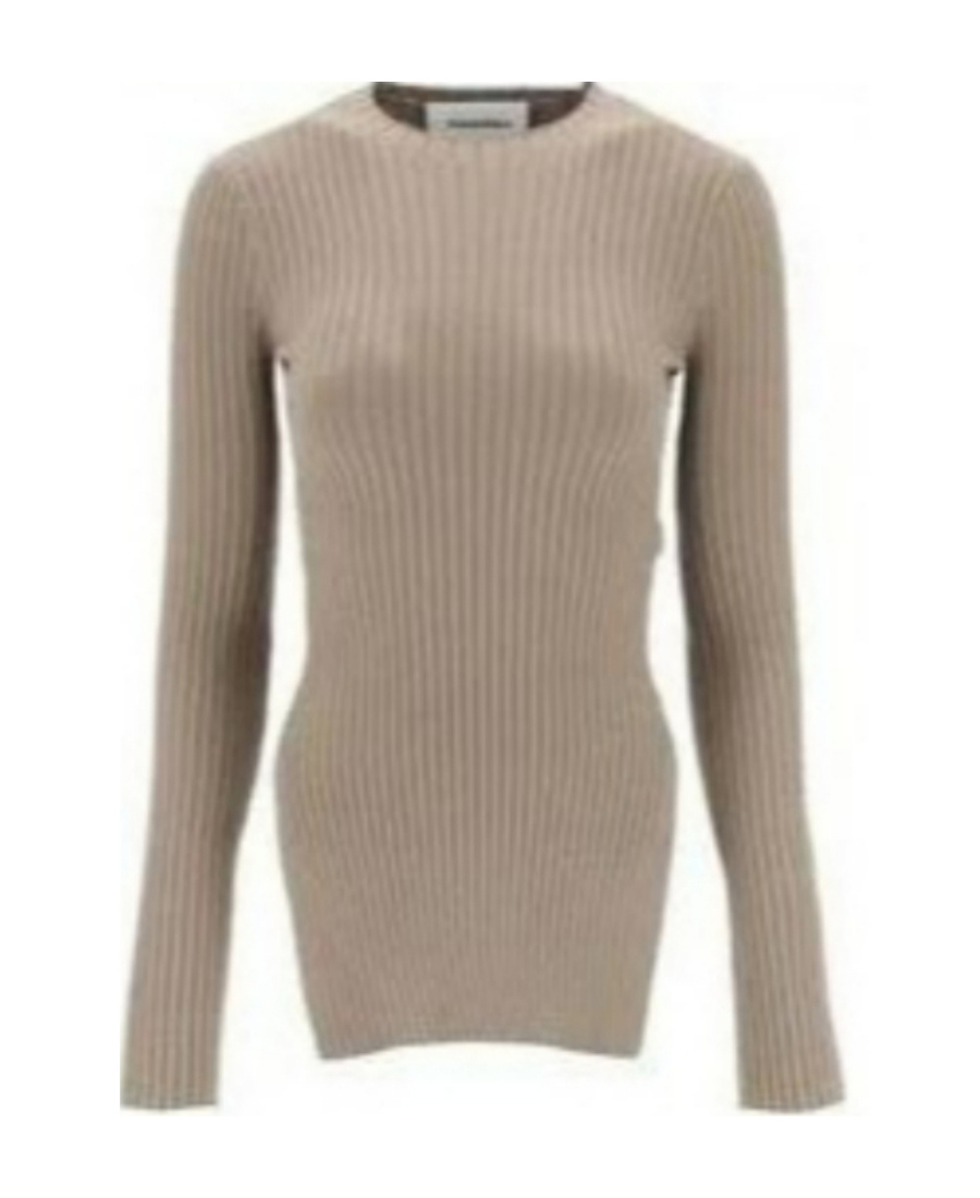 Nanushka Round-neck Sweater In Nude