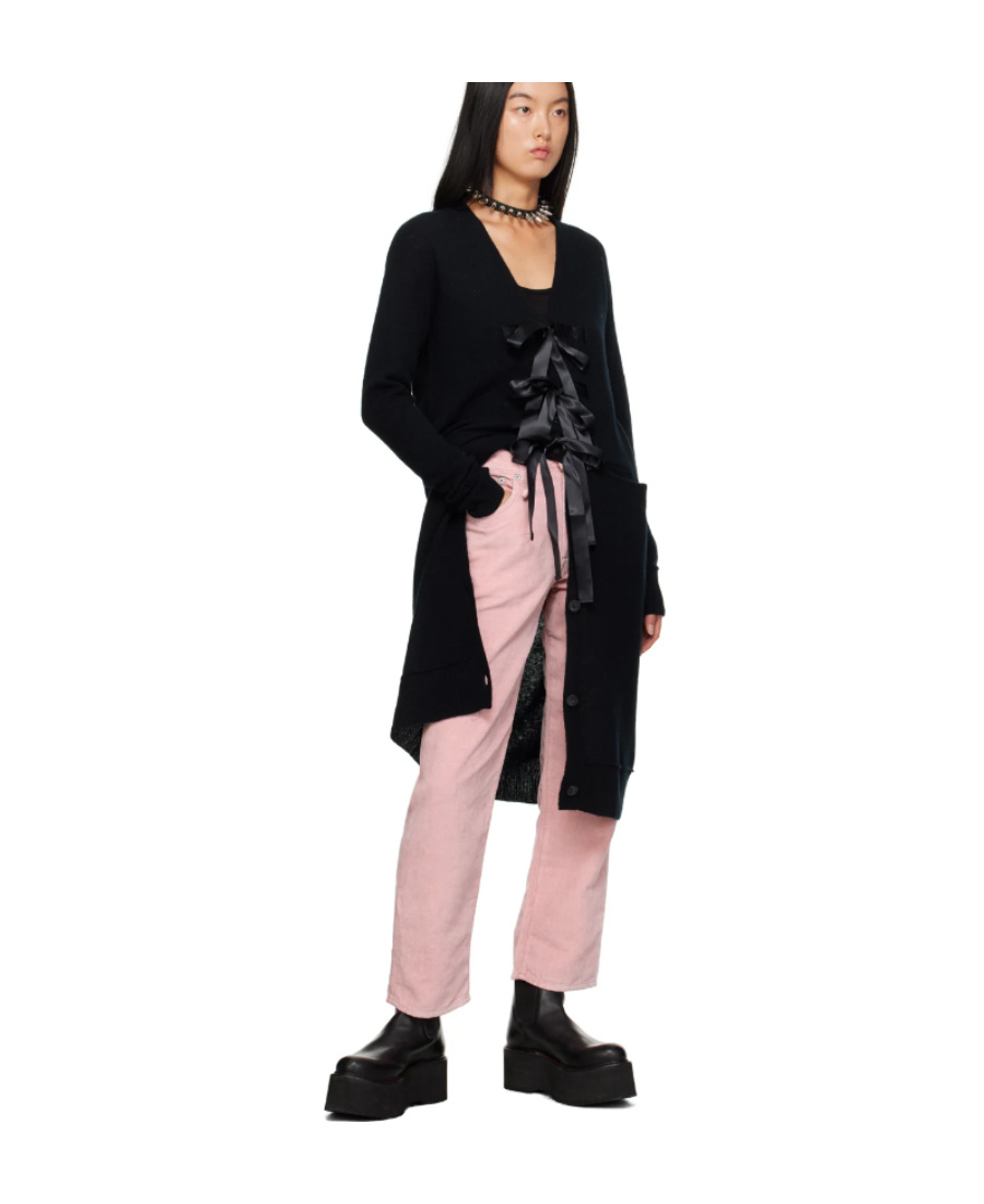 R13 Logo Logo Denim Trousers In Nude