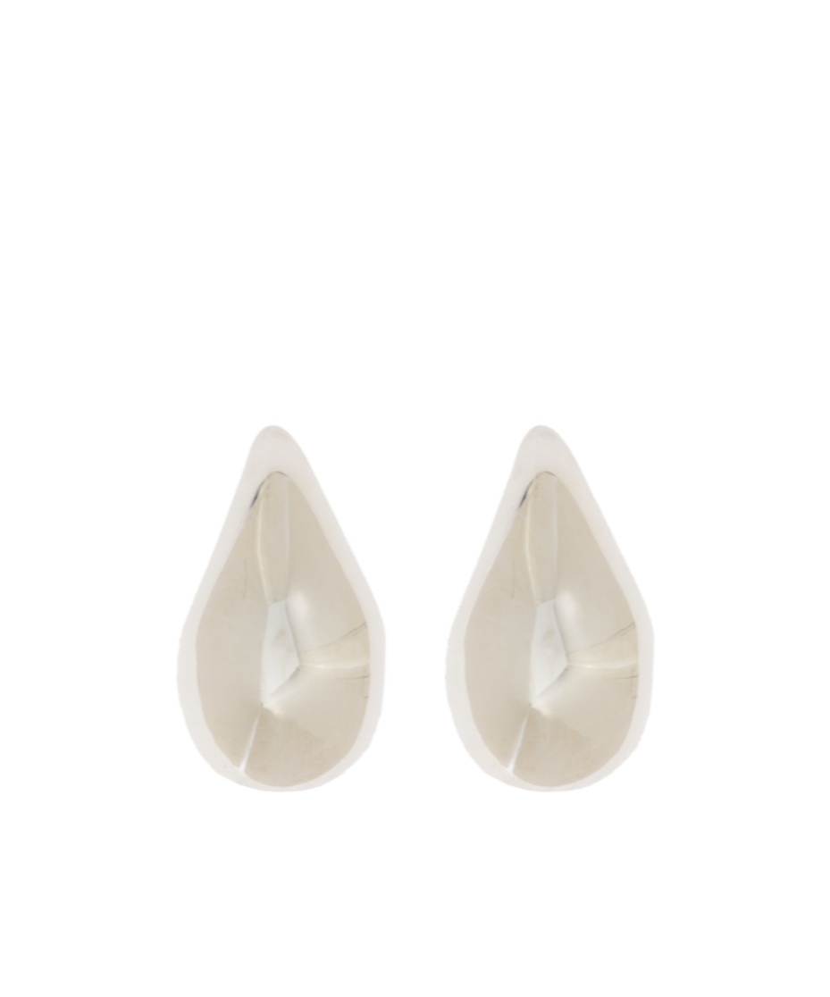 Bottega Veneta Droplet Earrings In White