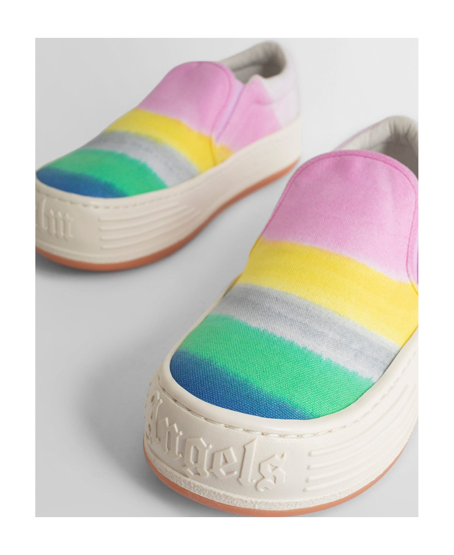 Palm Angels Suede Slip-on In Pink