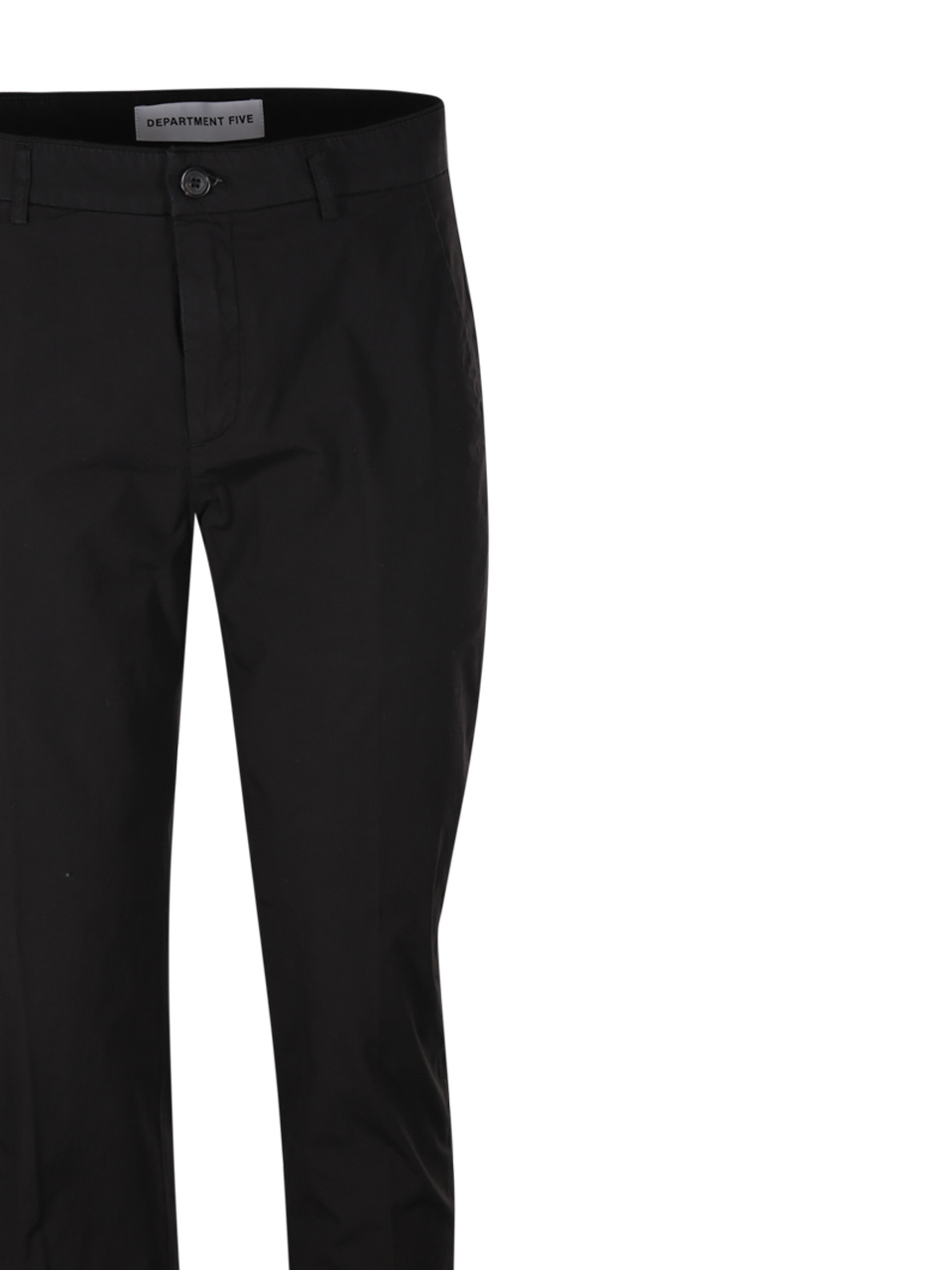 Department Five Pleated Casual Pants On The Front In Black