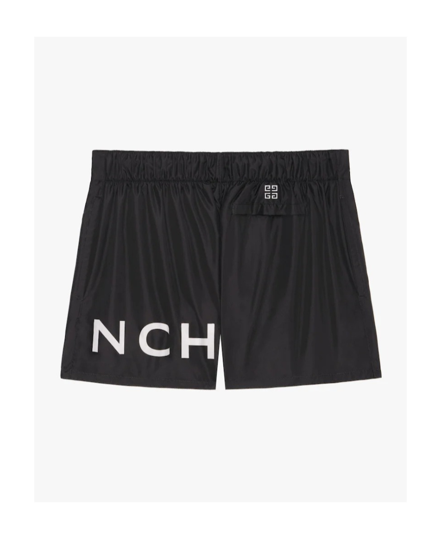 Givenchy Logo-embroidered Swim Shorts In Black