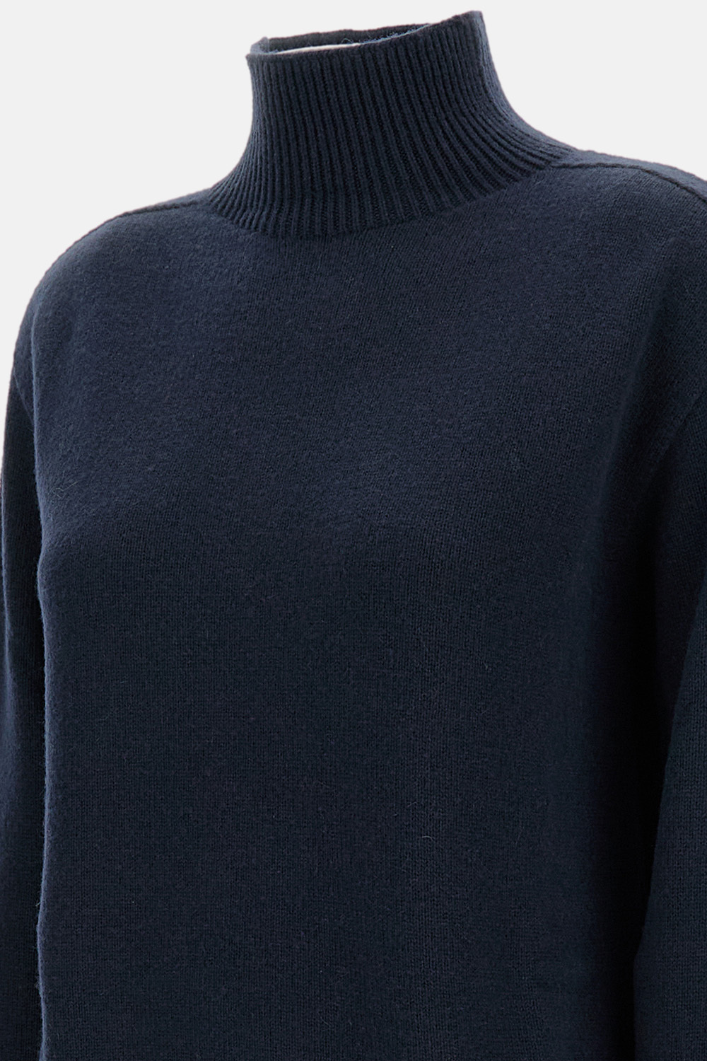 Max Mara Long-sleeved Sweater In Blue