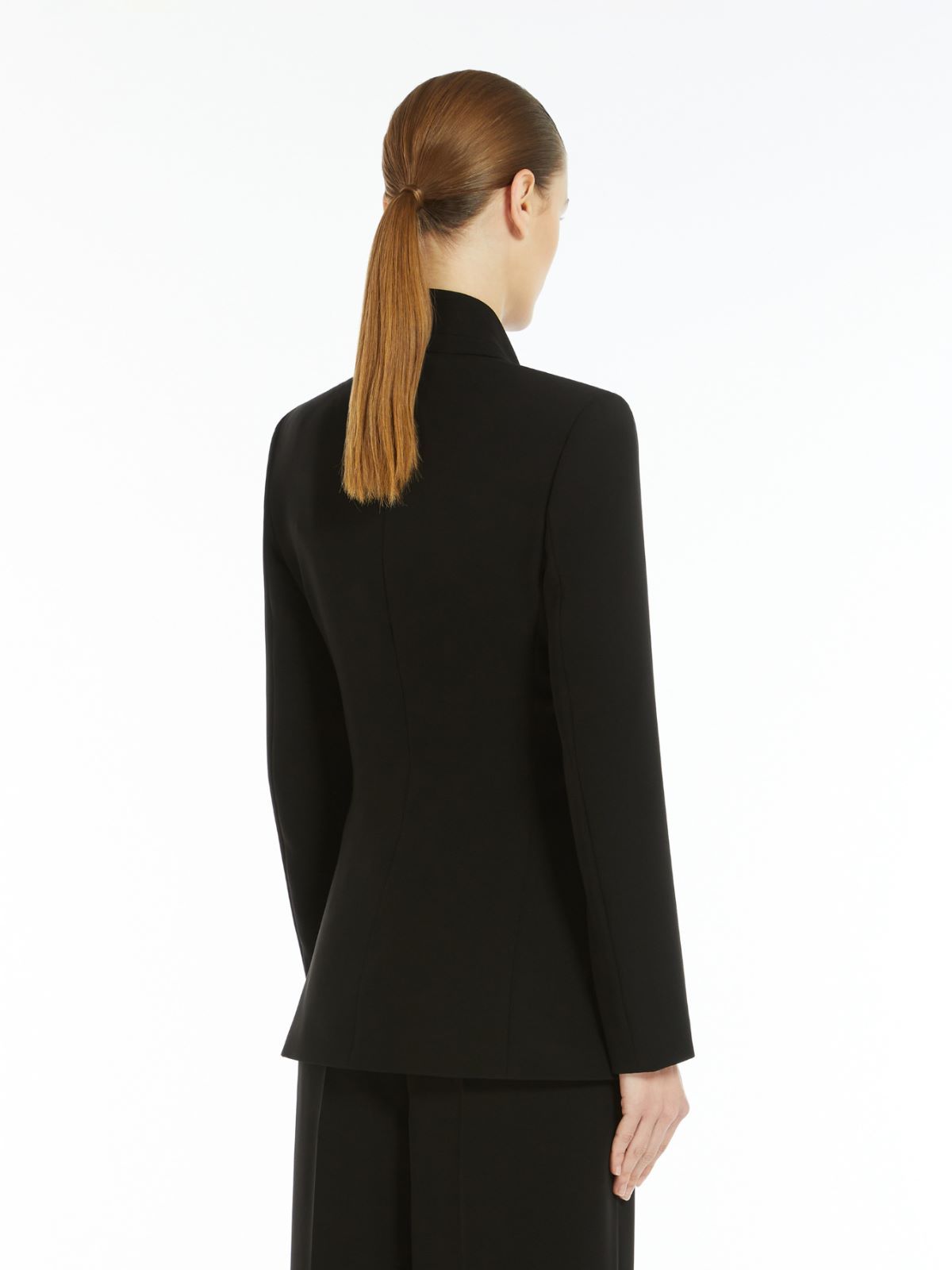 Max Mara Lace Casual Jacket In Black