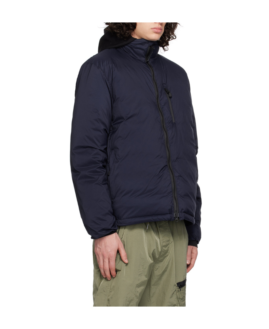 Canada Goose Down-feather Logo-patch Jacket In Black