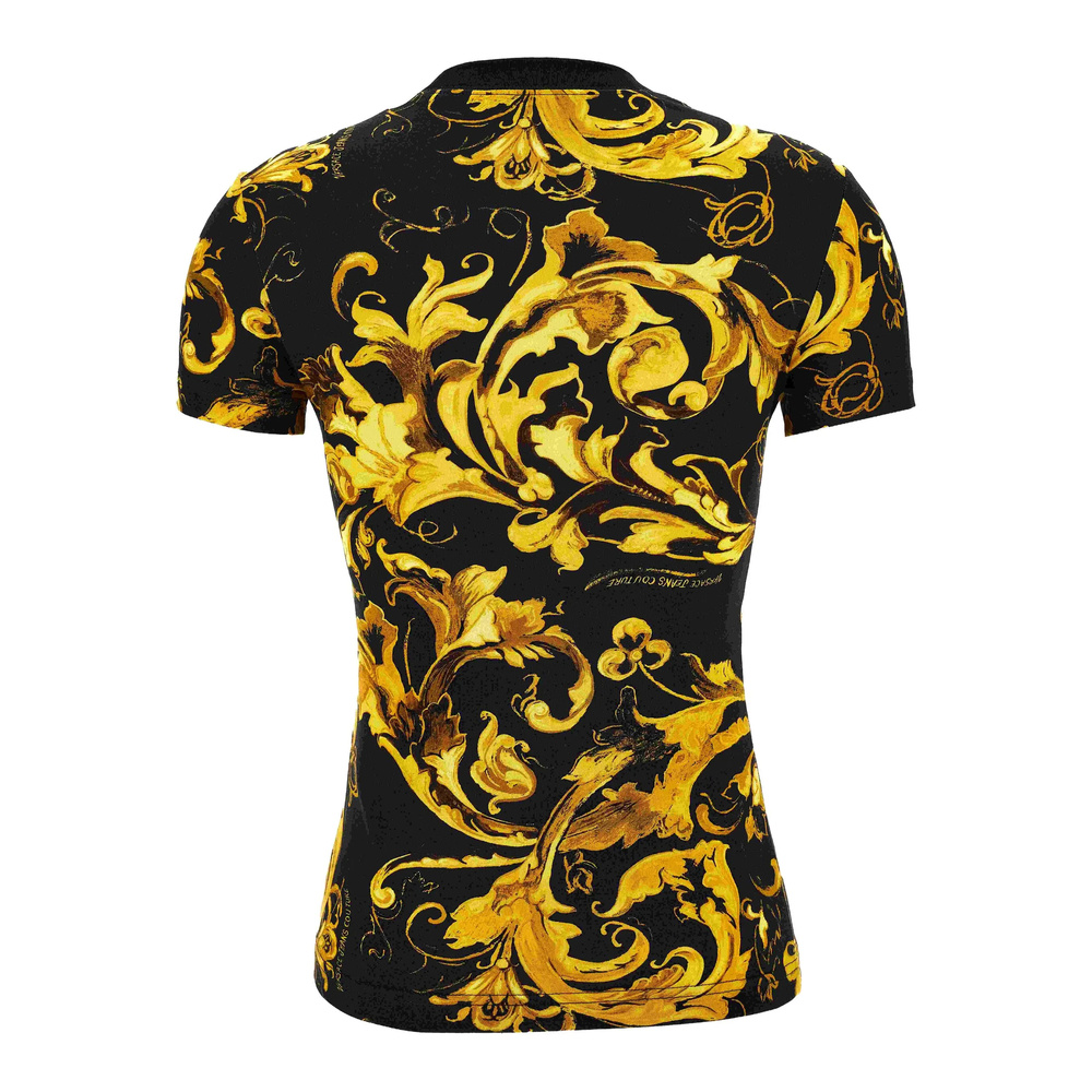 Versace Jeans Locke Printed Short Sleeve Crewneck T-shirt In Multi