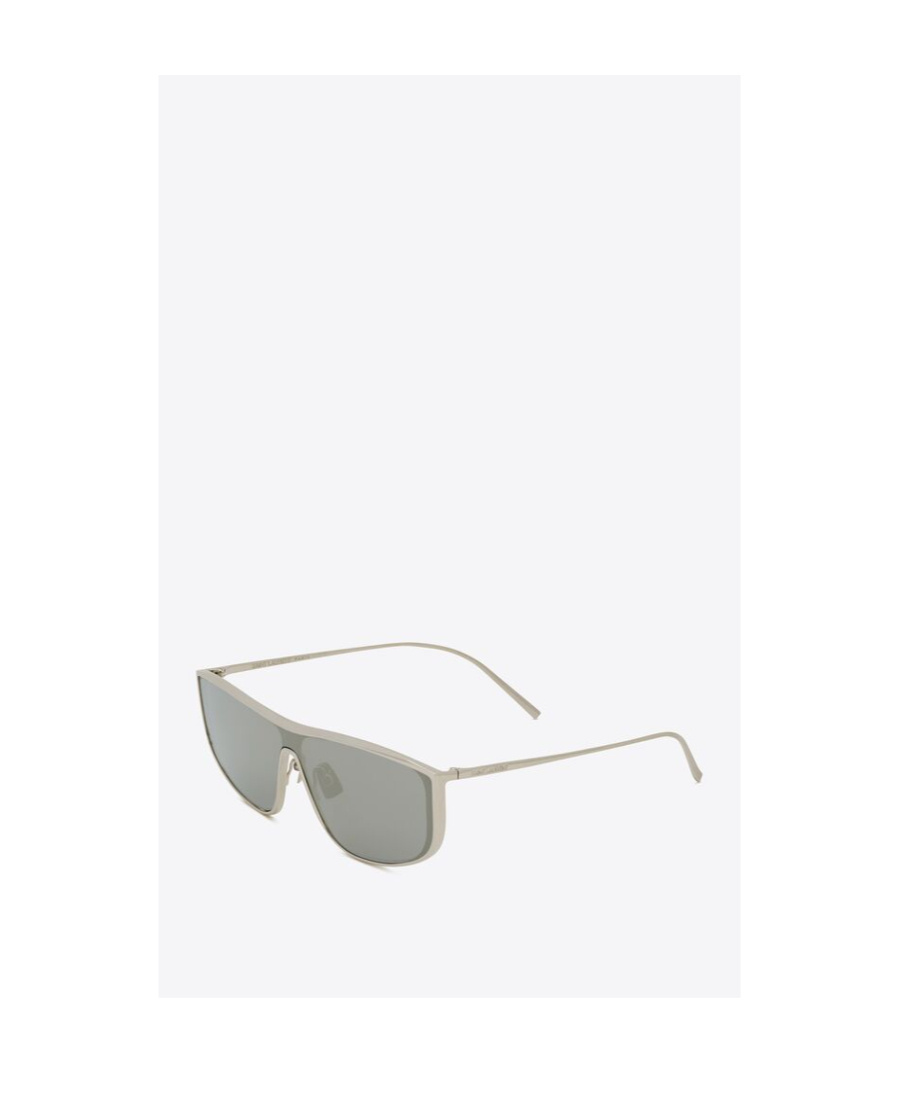 Saint Laurent Luna Square-frame Sunglasses In Gray