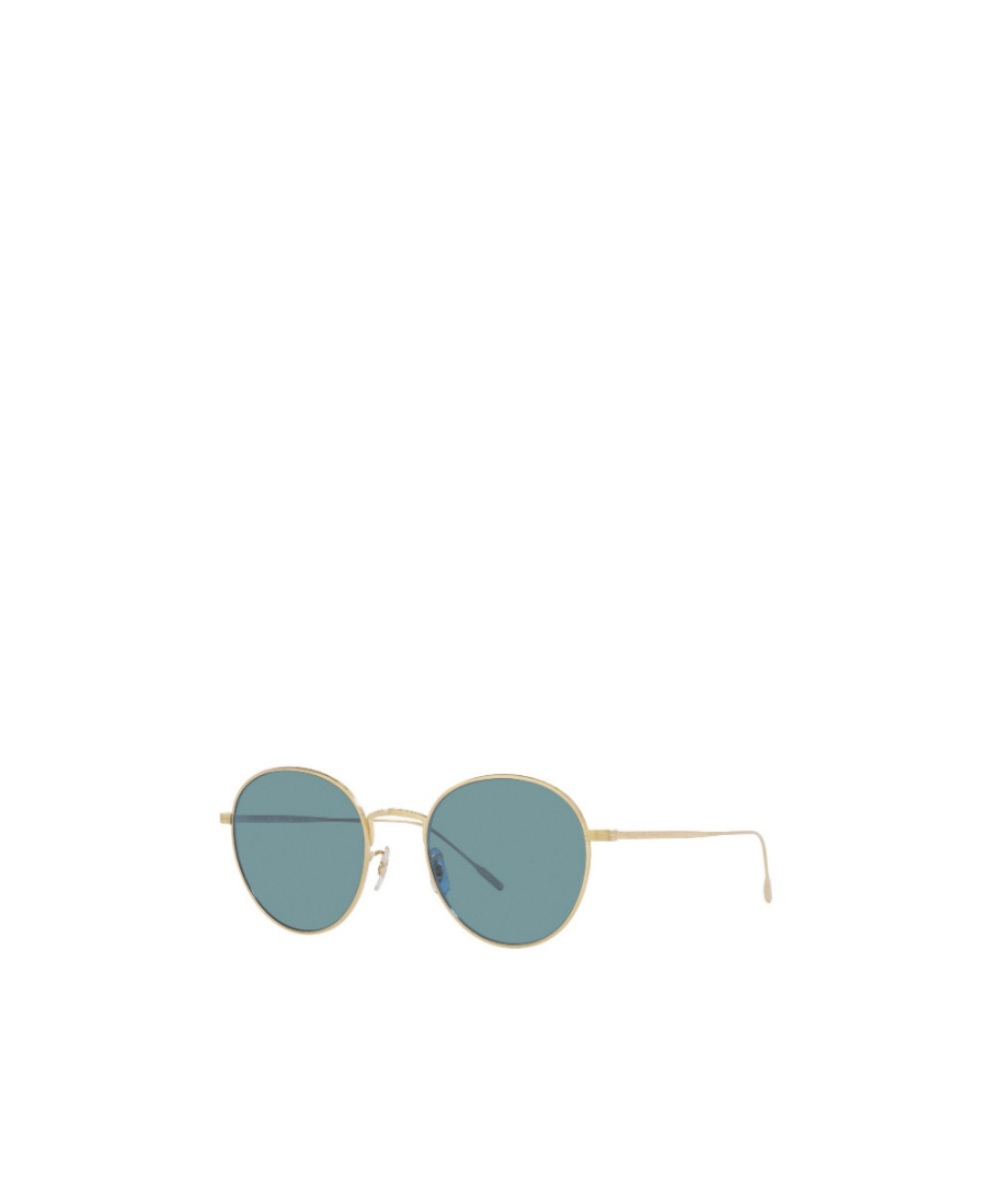 Oliver Peoples Altair Round-frame Sunglasses In Green