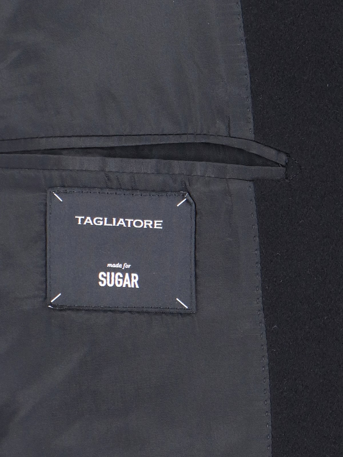 Tagliatore Single-breasted Coat In Black