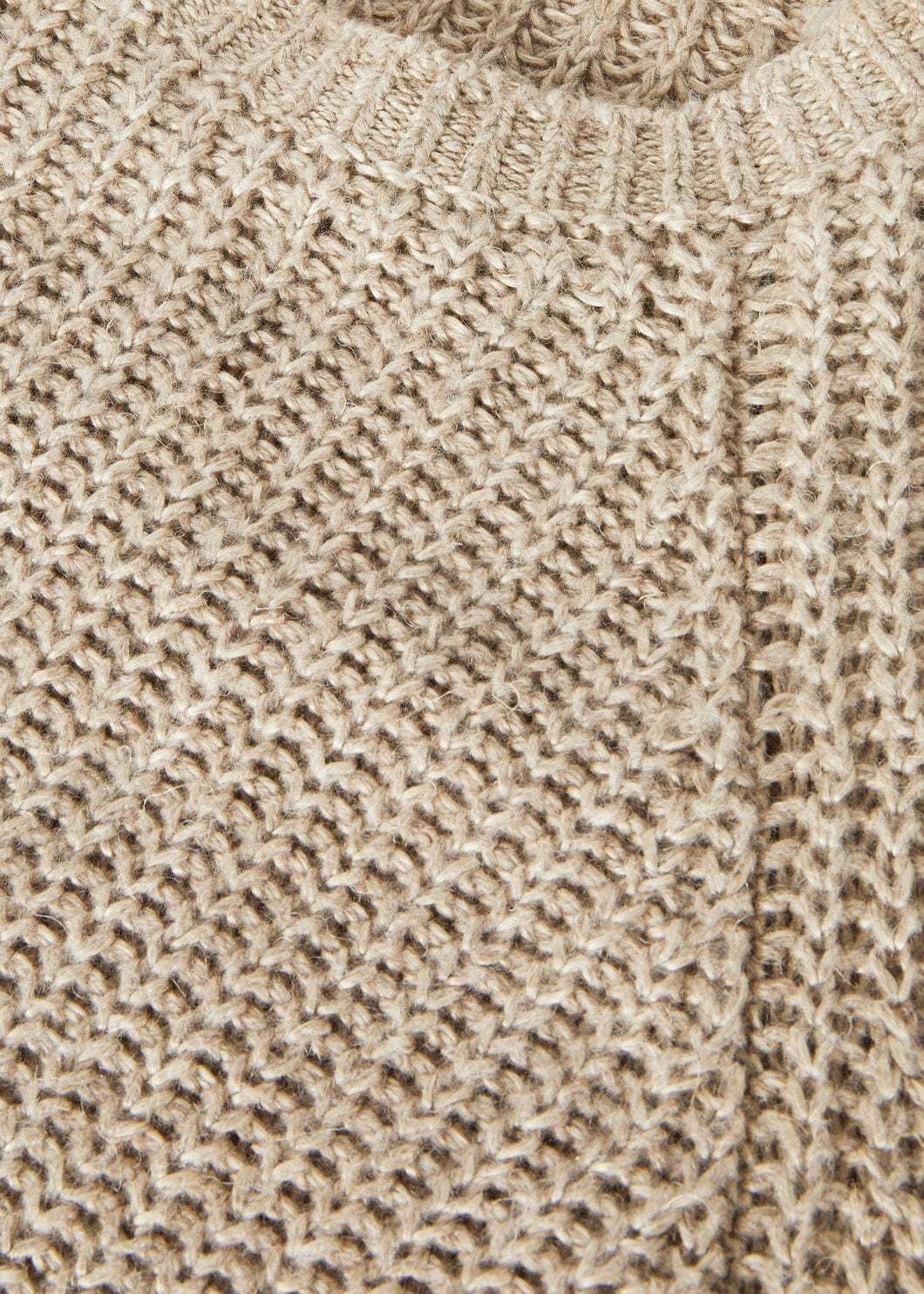 Loro Piana Round-neck And Long-sleeved Sweater In Brown