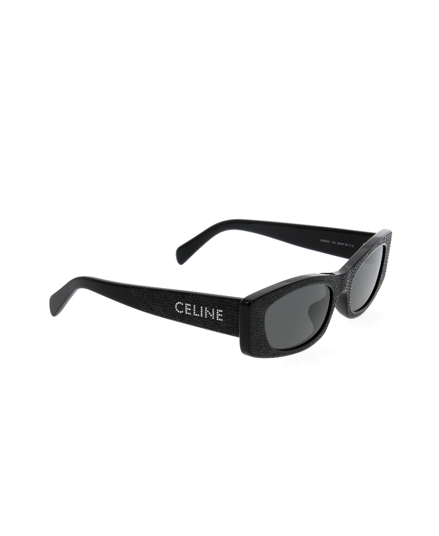 Celine Logo Sunglasses In Black