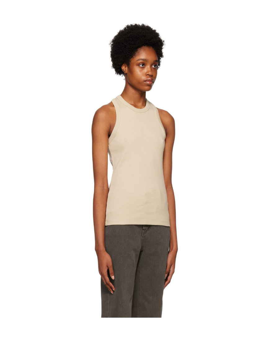 Low Classic Classic Rib Sleeveless Top In Nude