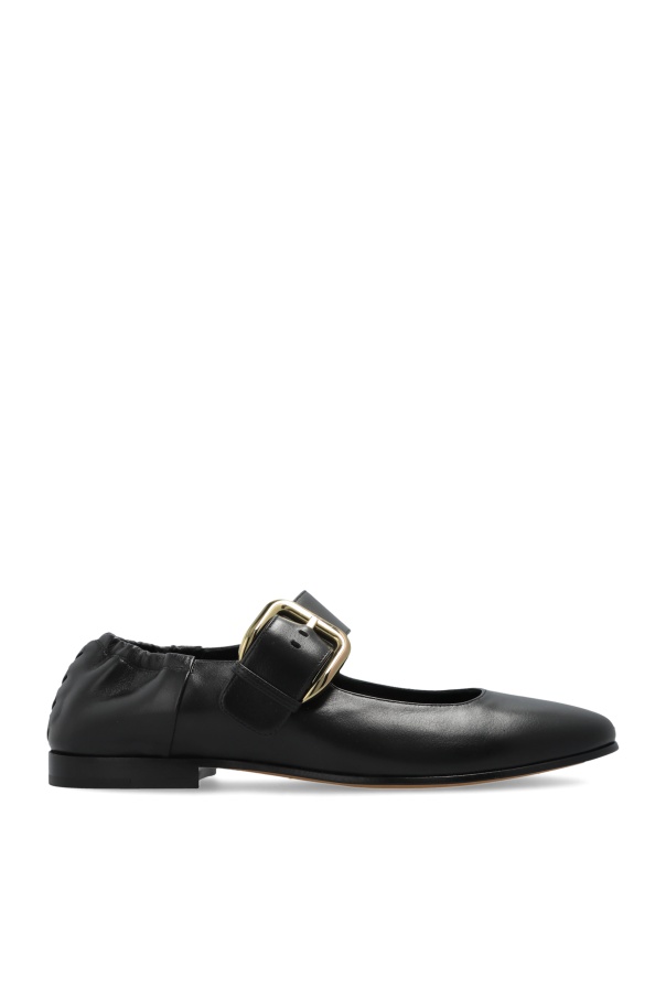 Shop Bottega Veneta Astaire Mary-jane Ballerina