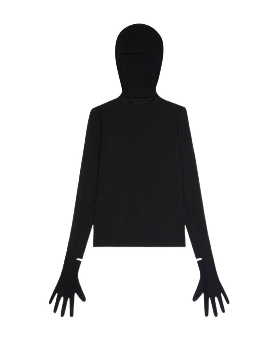 Givenchy Long-sleeved Sweater In Black