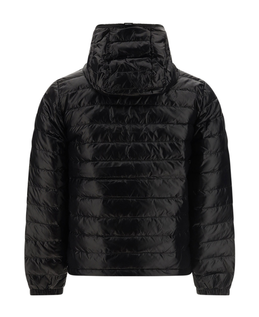 Duvetica Logo Patch Down Jacket In Black