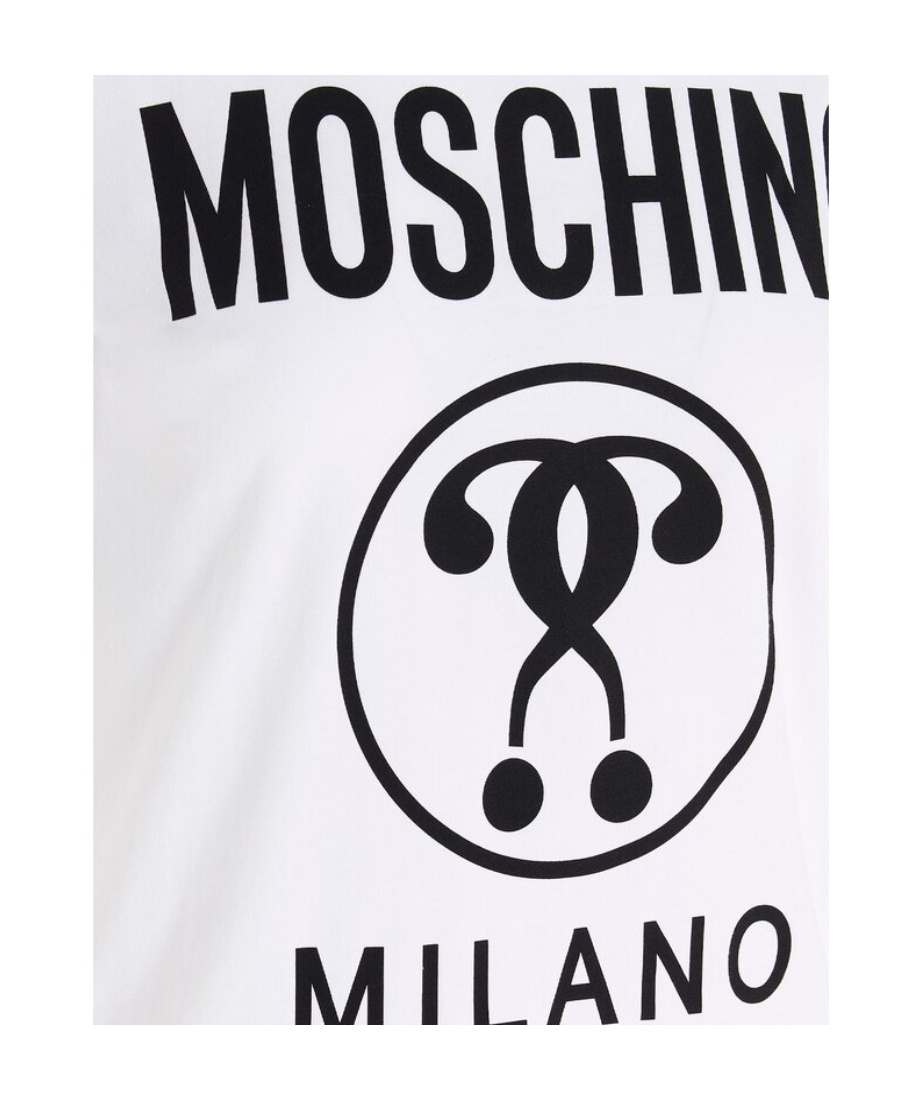 Moschino Logo Details Short-sleeved T-shirt In White