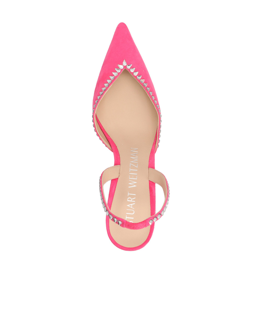 Stuart Weitzman Gemcut Xcurve 100 Slingback Pump The Sw Outlet In Red