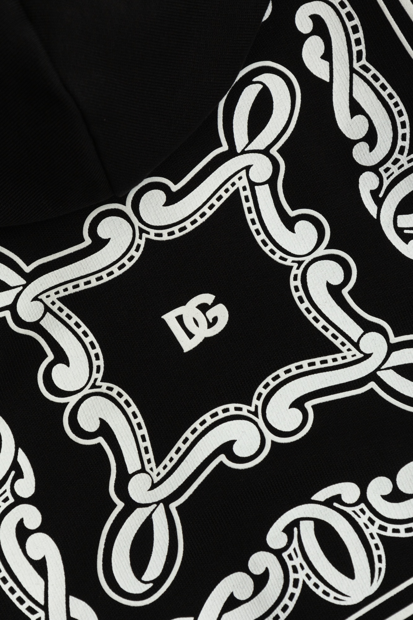 Dolce & Gabbana Logo-print Hoodie In Black