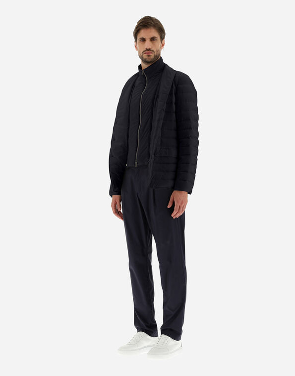 Herno Lapel Suit Jacket In Black
