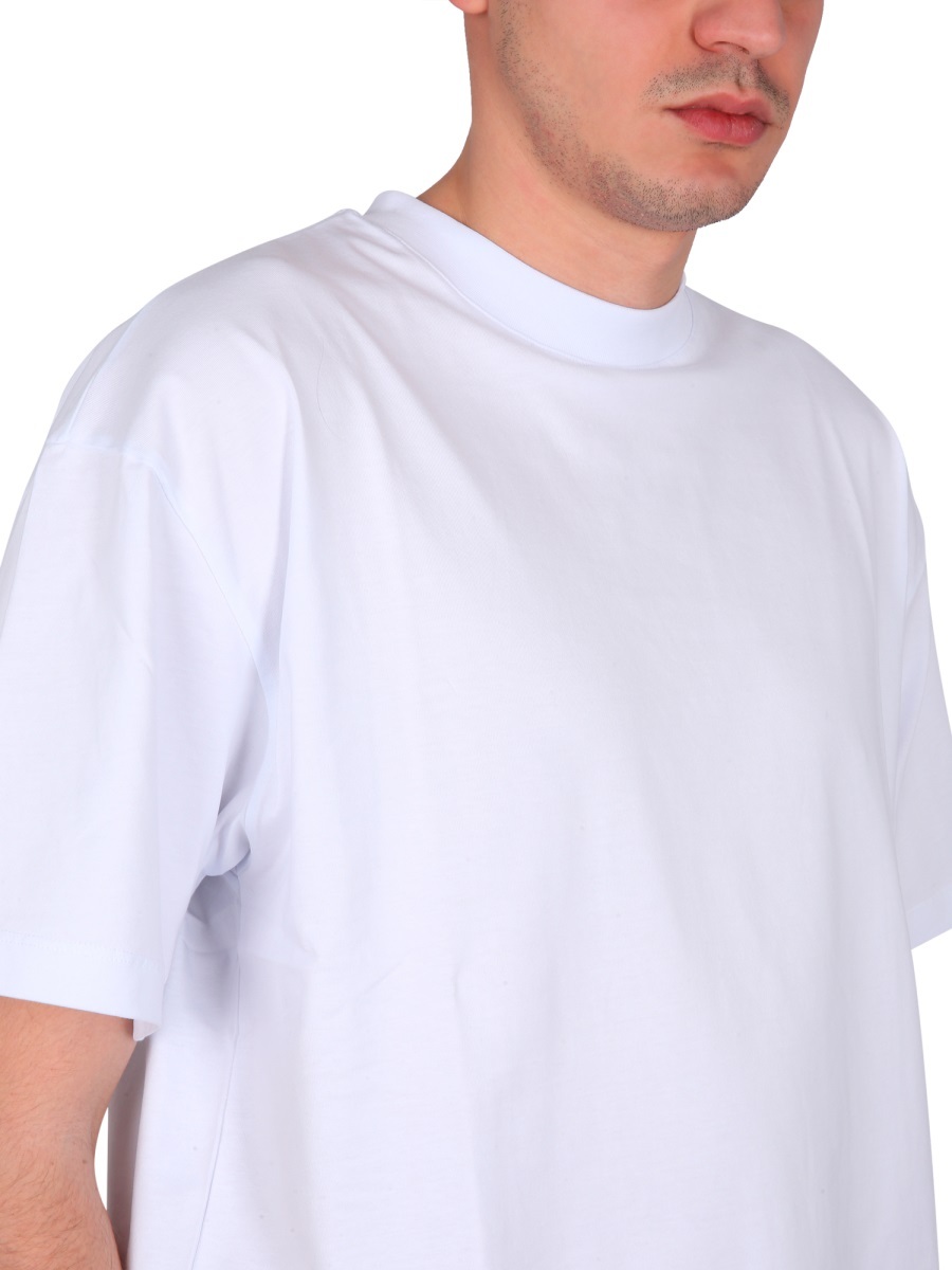 Msgm Volcano T-shirt In Purple