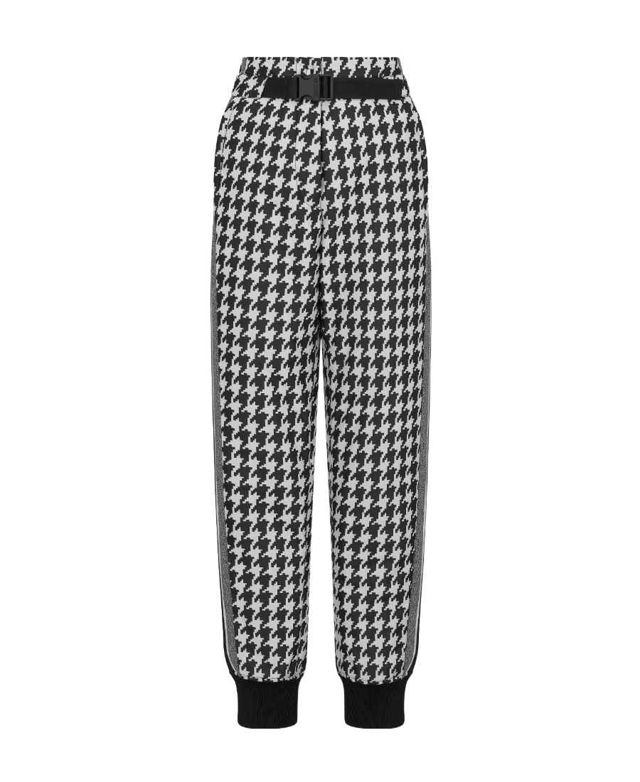 Dior Thousand-bird Pattern Ski Trousers In Black