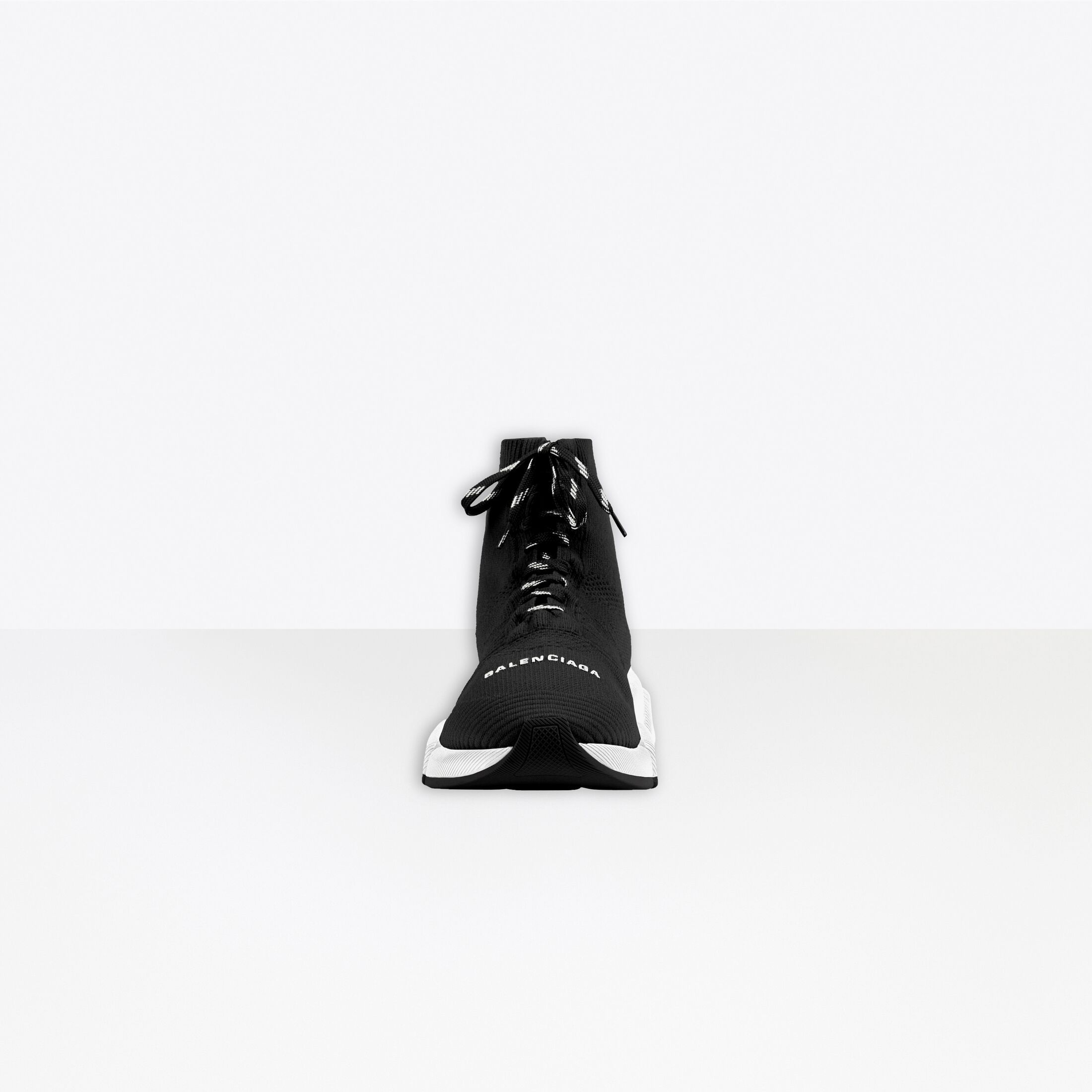 Balenciaga Speed 2.0 Lace-up Knit Sneakers- Delivery In 3-4 Weeks In Black