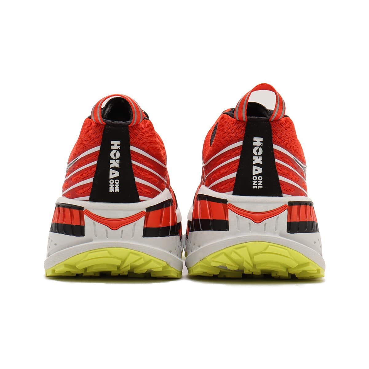 Hoka Stinson Evo Og Rubber And Faux Suede-trimmed Mesh Running Sneakers In Red